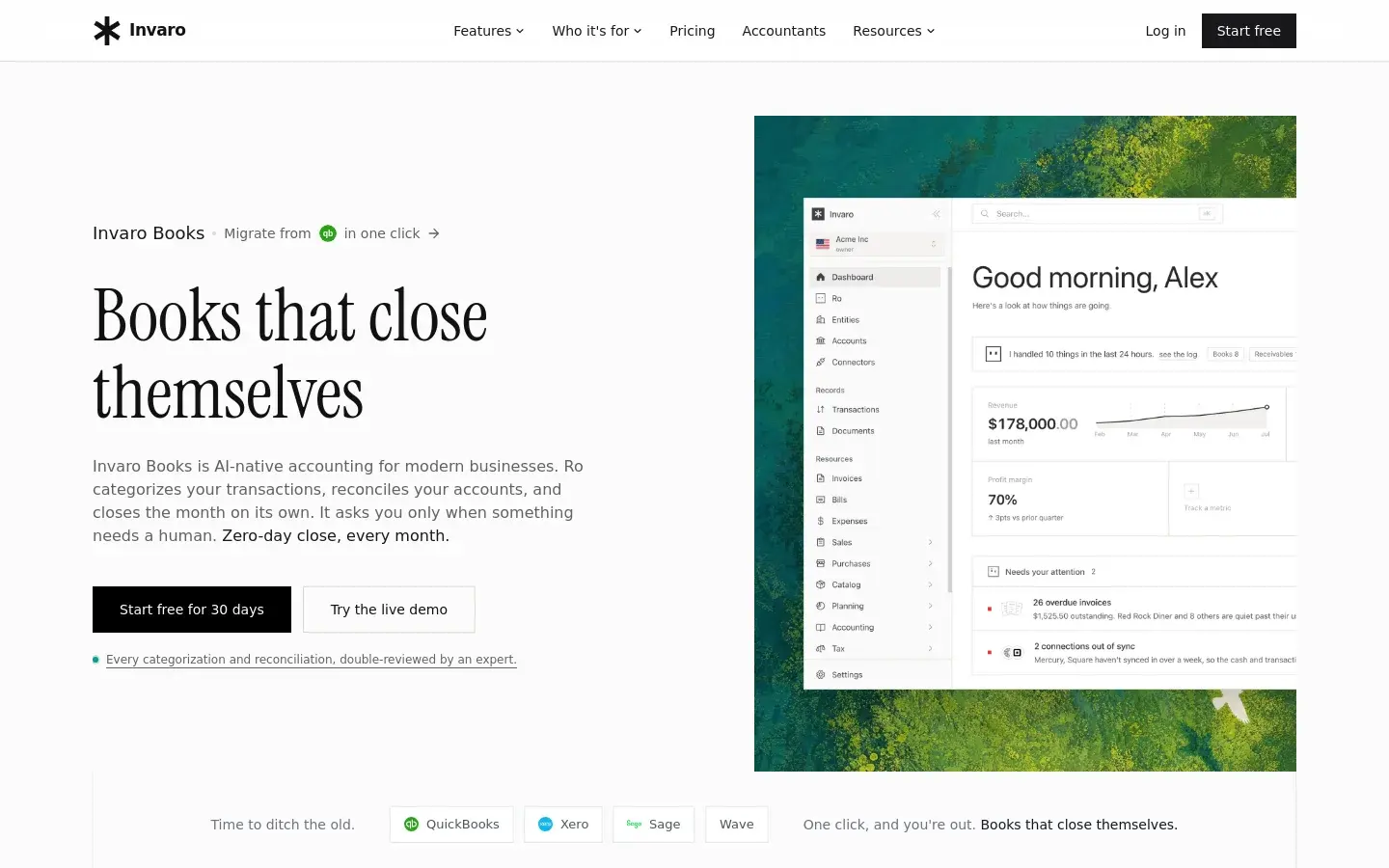 Invaro: Books that close themselves